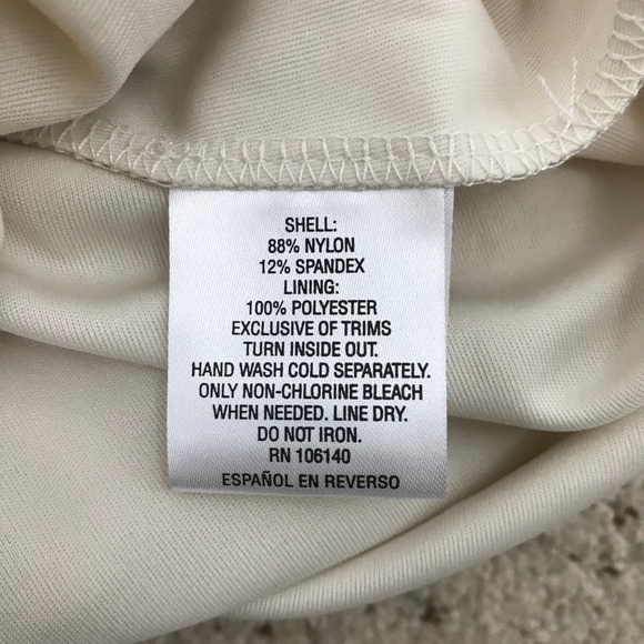 Maison Jules Lace and Gold White Dress M - Picture 8 of 8